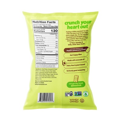 Snackish Pickle Punch Potato Crisps - 5oz