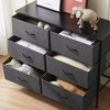 AZL1 Life Concept Utility Storage Drawers Stylish and Functional Storage, 6 Drawer Dresser for Nursery, Closet, Entryway, Gray, 38.1"*13.7"*29.9" - 3 of 4