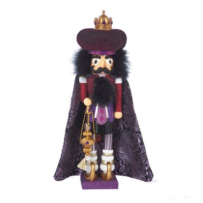 Kurt Adler 18" Hollywood Purple King Nutcracker