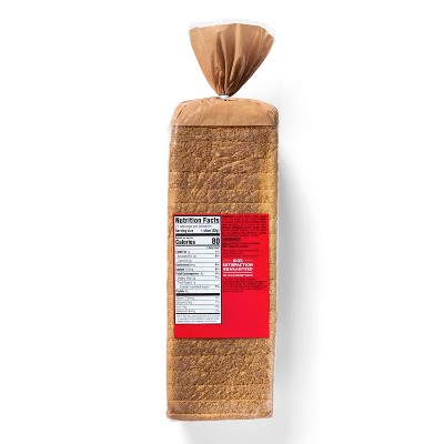 100% Whole Wheat Sandwich Bread - 24oz - Market Pantry™
