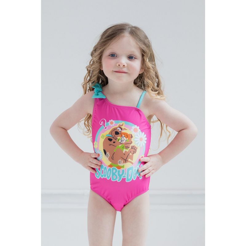 Scooby Doo Shaggy Scooby-Doo Girls One Piece Bathing Suit Toddler, 2 of 8