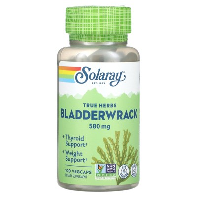 Solaray True Herbs, Bladderwrack, 580 mg, 100 VegCaps