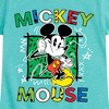 Girls' - Disney - Mickey Mouse Cartoon Pop Fitted Short Sleeve Graphic T-Shirt - 2 of 4