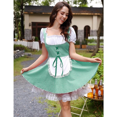 MISSKY Women's Short Sleeve Dress One-piece Dress Costumes for Carnival Halloween - image 1 of 4