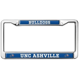 UNC Asheville Bulldogs Full Size Standard License Plate Metal Frame - 1 of 4