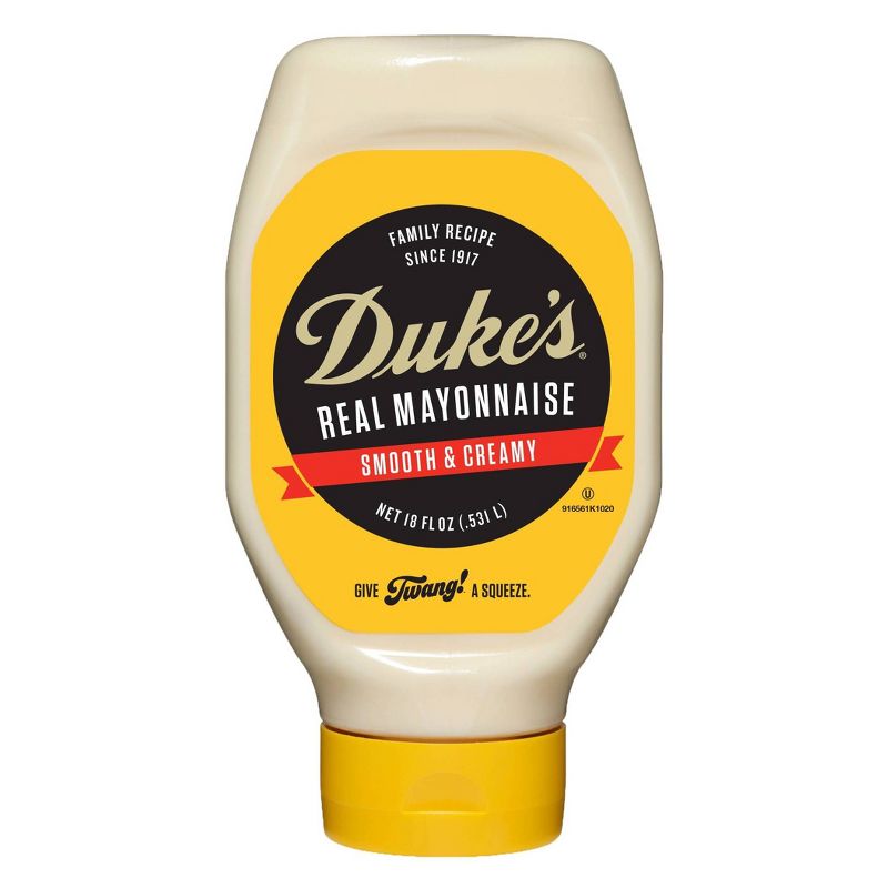 Duke's Real Smooth & Creamy Mayonnaise 18oz, 1 of 8