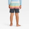 Toddler Boys' Striped Swim Board Shorts - Cat & Jack™ - 2 of 3