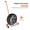 Wheel Dolly Heavy Duty Tire Dolly 330 LBS Tire Lifting Toolwith 360¡ã Rotatable Wheels with Adjustable Roller Tire Moving Tool Cart Wheel Lift - 4 of 4