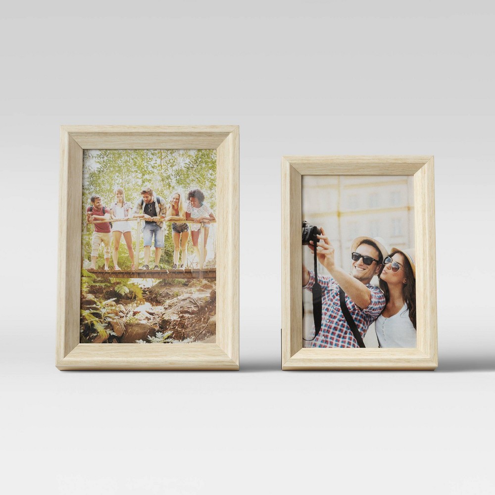 4" x 6" Wedge Picture Frame Natural - Room Essentials