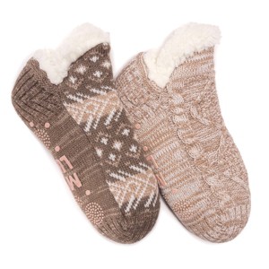 MUK LUKS Women's Shortie Cabin Sock (2 Pair Pack) - 1 of 3