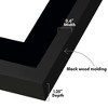 Americanflat 16x20 Canvas Floating Frame with Adhesive Strips Included - Vertical and Horizontal Floating Frame for Artwork - Black - 3 of 4
