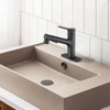 ChicFurnit Bathroom Sink Faucet Pull Out Sprayer Single Handle Faucet with Pop Up Sink Drain for Sleek Bathrooms, Black, 17"*10"*4" - 2 of 4