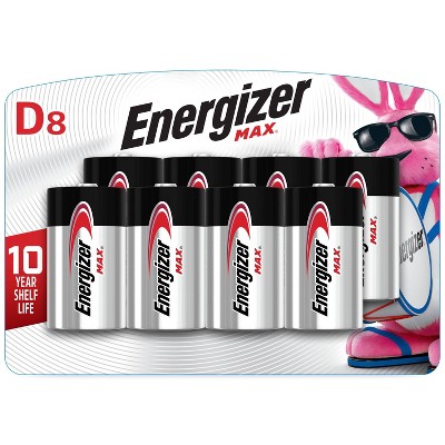Energizer 8pk MAX Alkaline D Batteries