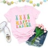Simply Sage Market Women's Happy Easter Pastel Bunnies Short Sleeve Graphic Tee - 3 of 4
