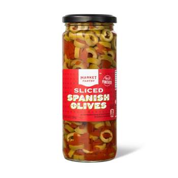 Sliced Spanish Salad Olives - 10oz - Market Pantry™