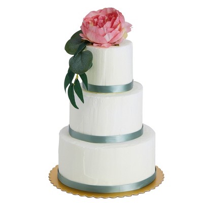 White Foam 3-Tier Round Cake Dummy Set for Decorating