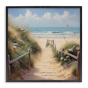 Stupell Industries Sandy Path to Beach, 17" x 17" - 1 of 4