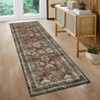 Machine Washable Vintage Large Area Rug Distressed Indoor Floor Carpet Non Slip Non Shedding Thin Foldable Printed Floor Cover - 3 of 4