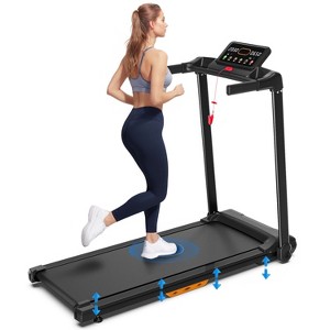 Belatt Walking Mat Treadmill | Foldable Portable Treadmill for Home/Office, 265 LB Capacity, LED Display, 0.5-7.5 MPH Speed, Space-Saving - 1 of 4