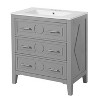 YOOCOZZ FreeStanding Bathroom Vanity with Ceramic Sink and 3 Drawers - 4 of 4