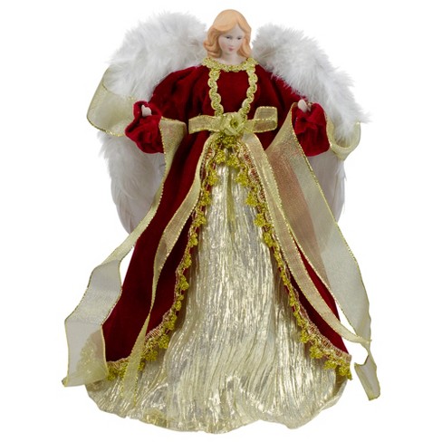 Northlight 18 Lighted White And Silver Angel In A Dress Christmas