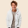 Dalix Donut Embroidered Hoodie Fleece Sweatshirt Zip Front Mens - 3 of 4