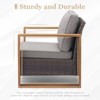 Gymojoy 4 Pieces Outdoor Patio Chairs Club Chair Set for Garden - 4 of 4