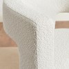 KINWELL 28" Wide Boucle Upholstered Square Armchair (Set of 2) - 3 of 4