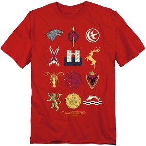 Game Of Thrones House Sigils Adult T-Shirt - 1 of 4