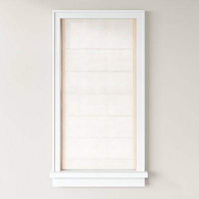 Light Filtering Cordless Linen Blend Roman Window Shade - Threshold - Picture 4 of 4