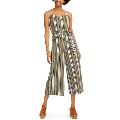 Crave Fame Womens Stripe Jumpsuit
