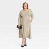 Women's Long Sleeve Knit Ballet Maxi Dress - A New Day™ - image 3 of 3