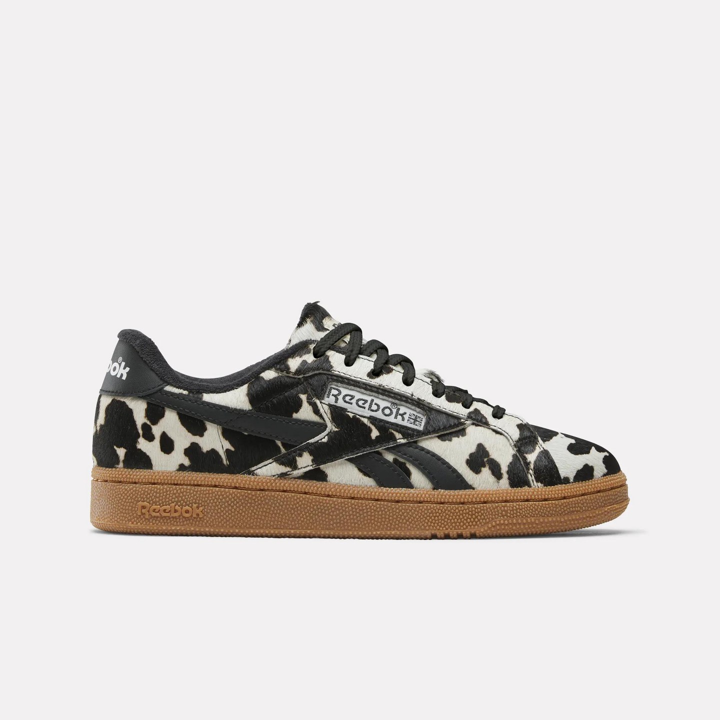Женские кроссовки Reebok Club C Grounds UK Shoes Size 11 Cow/Black/Chalk, цвет: Чёрный — фото 1