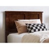 AFI Furnishings Charlotte Twin XL Solid Wood Low Profile Platform Bed in Walnut - 2 of 4