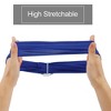 Unique Bargains Chair Sashes Bow 13.78"x5.91" Blue 10 Pcs - 4 of 4
