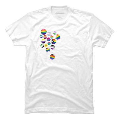 Adult Design By Humans Rainbow LBGTQIA+ Pride Badges By Roadhouse T-Shirt
