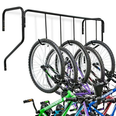 RaxGo 5 Bike Wall Mounted Bicycle Storage Hanger, Garage Bike Rack