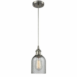Caledonia - 1 Light Cord Hung Mini Pendant In Industrial Style-10 Inches Tall and 5 Inches Wide - 1 of 1