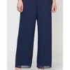 Women's Straight Leg Chiffon Pant - Alex Evenings - 2 of 3