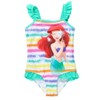 Disney The Little Mermaid Princess Ariel Girls One Piece Bathing Suit Little Kid to Big Kid - 3 of 4