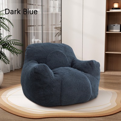 Hrinhom 41.4" W Bean Bag Chair,Comfy Lazy Floor Sofa Chair For Adults and Kids