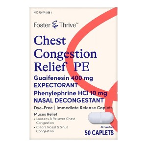 Foster & Thrive Chest Congestion Relief PE, 50 Count - 1 of 3