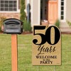 Big Dot of Happiness We Still Do - 50th Wedding Anniversary - Party Decorations - Anniversary Party Welcome Yard Sign - image 2 of 4