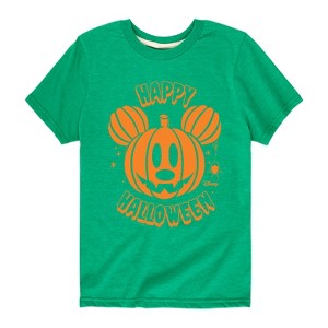 Boys' - Disney - Mickey Pumpkin Short Sleeve Graphic T-Shirt - 1 of 4