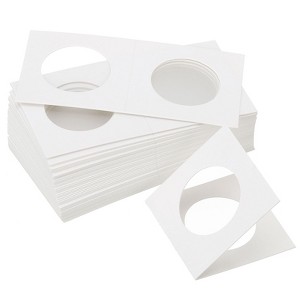 Unique Bargains Cardboard Smooth Collection Supplies Coin Holders 450 Pcs - 1 of 4