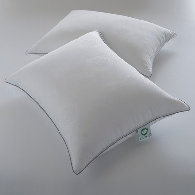 Ella Jayne Gray Hypoallergenic Down Alternative Queen Bed Pillows, Set of 2