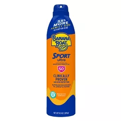 Banana Boat Ultra Sport Clear Sunscreen Spray - SPF 50+ - 9.5oz