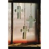 Colorful Glass Cross Window Hanging – 6" Tall by Kalalou - 4 of 4
