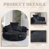 Airsurfer High-Back Bean Bag Lounger Chair with 3 Pillows – Lazy Sofa for Adults & Kids, Indoor/Outdoor Gaming Couch for Bedroom or Office - 2 of 4