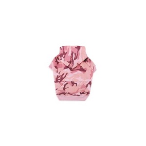 Casual Canine Camo Hoodie for Dogs, 20" XL, Pink - 1 of 1